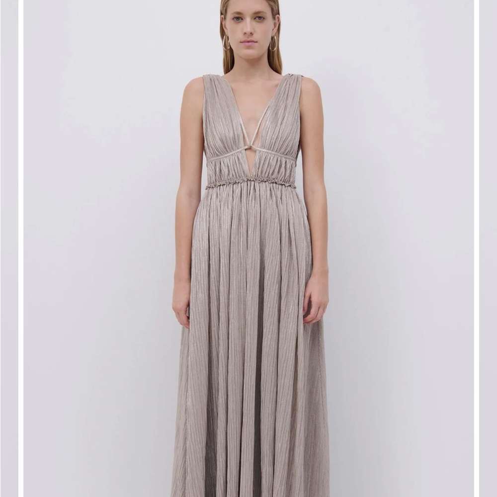 Jonathan Simkhai Champagne Maxi Dress